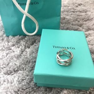 Tiffany Braid Ring size 5 1/2